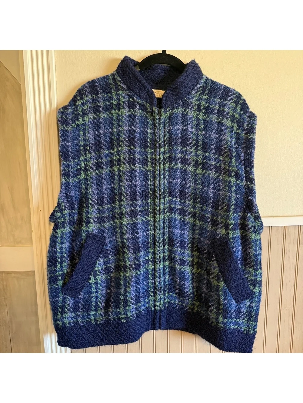 Vintage Boyne Valley Weavers Ireland Rare Convertible Wool Jacket Large